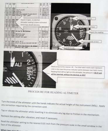 altimeter pages